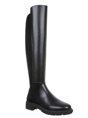 On 34th Neffi Women's Over the Knee High Boots Black Almond Toe Sz 10 - NWT